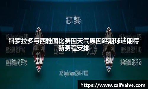 科罗拉多与西雅图比赛因天气原因延期球迷期待新赛程安排